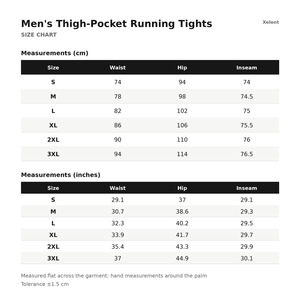Collants de course pour hommes avec poches sur les cuisses, en nylon et élasthanne, poches zippées, réfléchissants, logo personnalisé, vente en gros OEM - Product Image 6