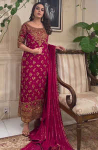 Lehenga Choli Anarkali Pakistaní Indio con Bordado de Chifón y Elegante Adorno para Mujer, Ropa de Fiesta - Product Image 6