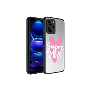 Funda de Silicona Transparente con Patrón de Espejo Premium para Xiaomi Poco X5 Pro, Protección Brillante para la Cámara, Cubierta Trasera, Embalaje Minorista - Product Image 1