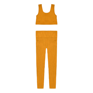 Nouveauté, vêtements de sport et de yoga pour femmes de haute qualité, ensemble de yoga d'entraînement personnalisé en 2 pièces à vendre - Product Image 4