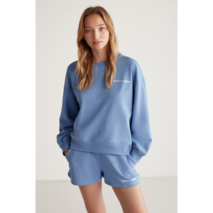 Sudadera Extra Grande con Cuello Redondo y Bordado de Algodón Orgánico para Mujer GRIMELANGE Jennifer - Product Image 4