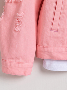 Veste en jean classique pour homme - Vêtement d'extérieur imperméable et durable avec design frontal - Product Image 4