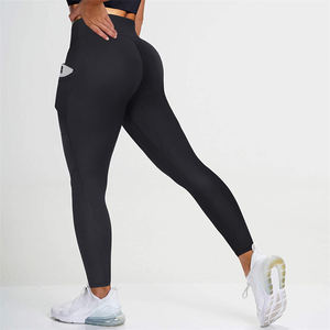 Leggings respirants décontractés pour femmes Gym Fitness avec poche taille moyenne Yoga Running Outwork Fitness Leggings - Product Image 5