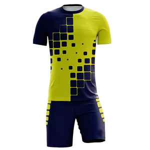 เซ็ตชุดเล่นกีฬาเสื้อเจอร์ซีย์ฟุตบอลของผู้ชายสินค้าออกใหม่2024 - Product Image 1