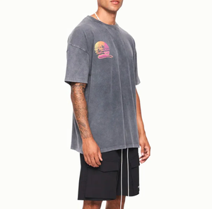 เสื้อยืดระบายอากาศได้ดีของผู้ชายเสื้อสกรีนลายโลโก้ขนาดใหญ่ออกแบบได้เอง - Product Image 2