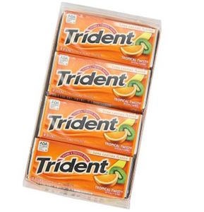 High Quality Tridentt Tropical Twist <b>Gum</b> Fruity Chewing <b>Gum</b> With Long Lasting Flavor Perfect For Retail And Wholesale - Product Image 4