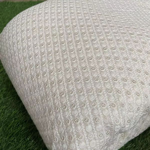 Tissu Georgette brodé en viscose pure pour garçons filles Sherwani Kurta robe Style uni avec des techniques tissées tricotées à mémoire - Product Image 1