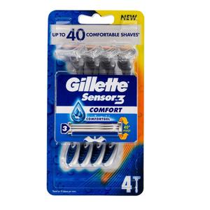Para Gillette Sensor3 Comfort Cuchilla de afeitar desechable para hombre Paquete de 8 unidades - Product Image 4