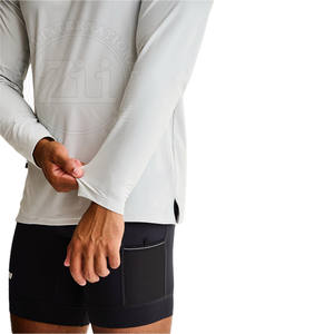 Servicio OEM, Sudaderas con Capucha de Compresión para Hombre al por Mayor, Transpirables, Ligeras, de Spandex/Poliéster, Logotipo Personalizado, Hechas en Pakistán - Product Image 3