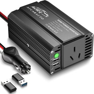 Convertisseur de courant pour voiture 300W avec écran numérique - Product Image 2