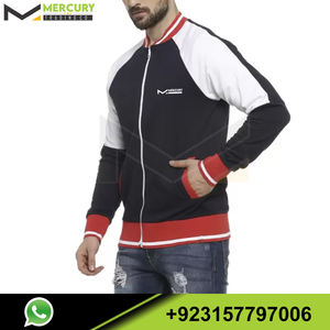 Veste d'université en laine d'hiver grande taille pour hommes, manches en cuir, veste de Baseball unie pour hommes - Product Image 3