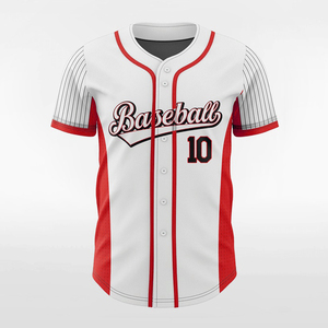 Sublimación personalizada equipo deportivo desgaste Club botón abajo béisbol Jersey 100% poliéster Softball desgaste Jersey para adultos - Product Image 2