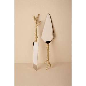 Juego de servicio de queso y pastel de metal Premium con diseño elegante para funciones de boda y reuniones familiares festivas - Product Image 4