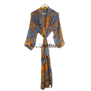 Vestido Largo de Verano para Mujer, Estilo Vintage, Elegante, de Seda, Cuello en V, Cierre con Cordón, Secado Rápido, Transpirable, con Parches Frontales Tejidos - Product Image 2