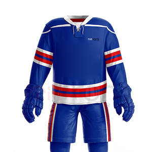 Uniforme de hockey sobre hielo ajustado de material duradero más vendido, fabricación de Pakistán, ropa de equipo para adultos, estilo establecido - Product Image 5