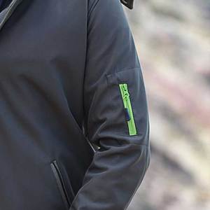 แจ็กเก็ตกันลมกันน้ำของผู้ชายเสื้อกันลมมีซิปฤดูหนาวเดินป่าทำงานกลางแจ้ง - Product Image 3