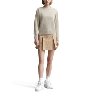 เสื้อสเวตเตอร์สวมหัวถักแบบวินเทจของผู้หญิงเสื้อสเวตเตอร์แขนยาวผ้าฝ้าย100% ฤดูหนาวกันน้ำเป็นมิตรกับสิ่งแวดล้อม - Product Image 4