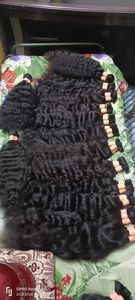 Venta al por mayor 100% Extensiones de Remy Virgen India sin procesar Cutícula alineada Templo Ondulado/Recto Onda profunda Solo donante Humano - Product Image 3