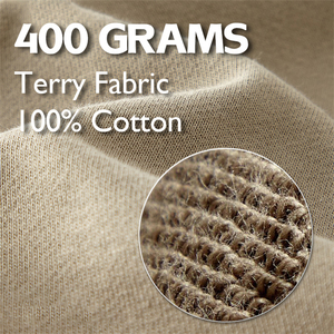 400GSM Sweat-shirt à logo imprimé personnalisé surdimensionné de haute qualité pour hommes 100% coton vierge tissu tricoté en éponge française - Product Image 3