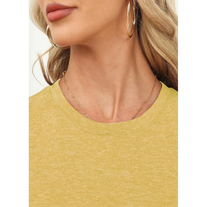 Camisetas Casuales de Algodón para Mujer, Transpirables, de Secado Rápido, Ecológicas, de Manga Corta, Corte Regular, Impresión Digital, Verano - Product Image 5