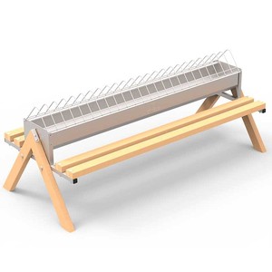 เครื่องป้อนสัตว์ปีก120ซม. มีขา - Product Image 1