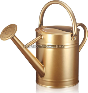 Metal Galvanized Metal decorative galvanized iron watering can for patio décor Water Jug with Handle for Home and Garden - Product Image 1