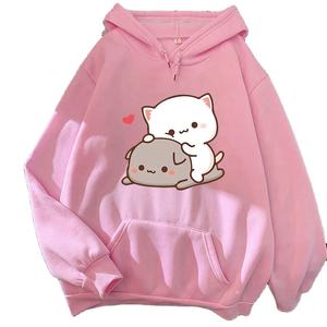 Sudadera con capucha informal holgada de manga larga para mujer europea y N - Product Image 5