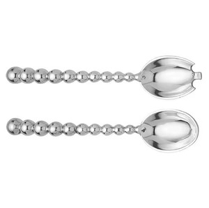 Juego de Cubiertos para Ensalada, Juego de Cubiertos para Ensalada de Acero Inoxidable con Elegante Mango y Cuchara - Product Image 1