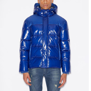 À la mode pas cher prix grande taille hiver doudoune pour hommes bulle rembourré manteau homme hiver à capuche doudounes - Product Image 1