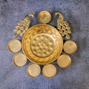 El mejor regalo de Diwali Urli Brass Metal Diya Urli Gold Metal Bowl para Pooja Archana directo del fabricante de Moradabad - Product Image 6