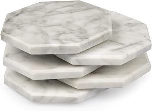 Personnalisé Personnaliser Gris En Vrac Marbre Bois Pierre Sous-Verre En Gros pour Cadeau fait par adiba home decor - Product Image 2