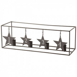 Bougeoir en fil de fer or Rose, 2 pièces - Product Image 6