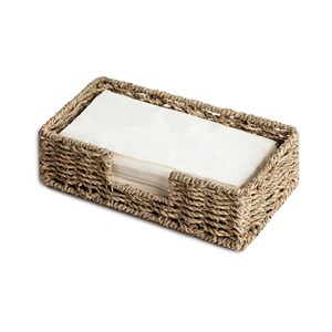 Porte-serviettes en herbe de mer, boîte de rangement artisanale, écologique, décoration naturelle pour la maison et la maison, vente en gros du Vietnam - Product Image 1