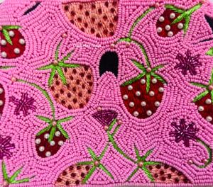 Handmade Designer Beaded Coin Purse Cover Seed <b>Beads</b> Embroidery Promotional Lady Fashion Dress Tote Bags Pearl Zipper Closure - Product Image 2