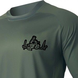 Venta directa del fabricante superior de manga larga de secado rápido de carreras de cuero genuino chaqueta de moto Jersey hombres camiseta de Motocross para Unisex - Product Image 3