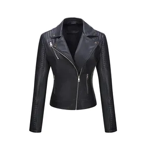 Private label your own LOGO good material Personalized best material ODM service Women Leather Jacket