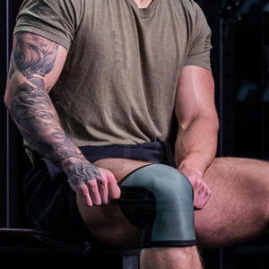 Fabricante profesional Bajo MOQ Mangas de rodilla Buena calidad Levantamiento de pesas Body Building Mangas de rodilla - Product Image 6