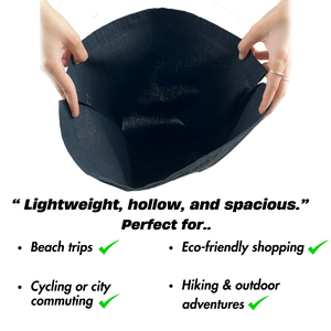 Sac à dos unisexe noir en coton biologique imprimé cœur floral avec cordon de serrage Sac à bandoulière écologique Gym Voyage Shopping Utilisation en extérieur - Product Image 3