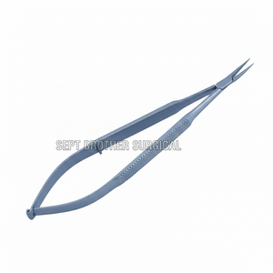 Ciseaux micro de haute qualité, incurvés, en acier inoxydable, instruments de chirurgie ophtalmique, ciseaux à ressort micro pour microchirurgie - Product Image 3