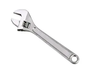 Low Prices Adjustable Wrench High Grade Carbon Steel Made Wrench For Hand Toll Kits Uses Manufacture in India For Sale