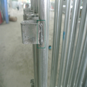 Clôture de barricade temporaire galvanisée à chaud, barrière de contrôle des foules, barrière de foule - Product Image 2