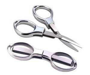 Top Quality Stainless Steel Foldable Mini <b>Sewing</b> Pocket <b>Scissors</b> Safety Clipper for Embroidery Fishing, Trimming Use by SHU & CO - Product Image 3