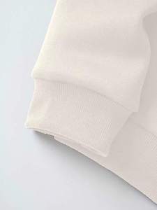 Sweat-shirt pour femme respirant anti-rides en polaire douce coupe ample pull haut confortable hiver Streetwear tenue décontractée - Product Image 4