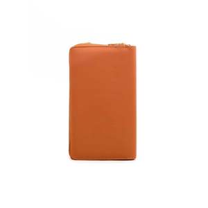 Estuche de cosméticos informal de gran capacidad ecológico marrón Estuche duradero resistente al agua para uso portátil Hecho de poliéster duradero PU - Product Image 1