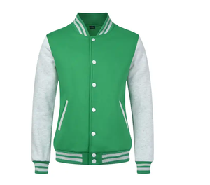 OEM Manufacturer Factory Fashion Men's Warm Custom Reversible Eco-Friendly Thick <b>Windbreaker</b> Varsity Jacket - Product Image 2