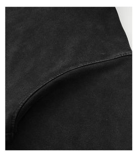 Sweats à capuche pour hommes imprimés personnalisés doux confortable solide manches régulières été Denim non-tissé pull séchage rapide hommes pull - Product Image 6