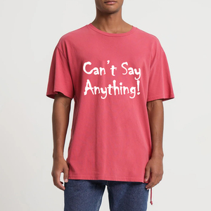 เสื้อยืดลายตัวอักษรแบบทางการ ผ้าฝ้ายถัก 100% เป็นมิตรกับสิ่งแวดล้อม แขนสั้น รับพิมพ์ลายตามสั่ง ผลิตแบบ OEM - Product Image 1