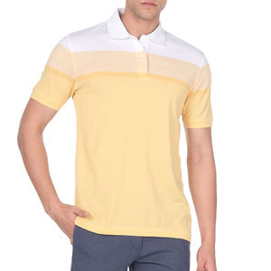 Chemises polo pour hommes sur mesure, vente en gros, tissu en coton, manches courtes, respirantes, confortables, polo T-shirt, fabrication OEM - Product Image 2