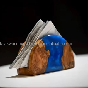 กล่องใส่กระดาษทิชชูทำจากไม้ทำด้วยมืออุปกรณ์จัดระเบียบบนโต๊ะสำหรับบ้านสำนักงานและโรงแรมรูปแบบการใช้งานที่ดีที่สุด - Product Image 6