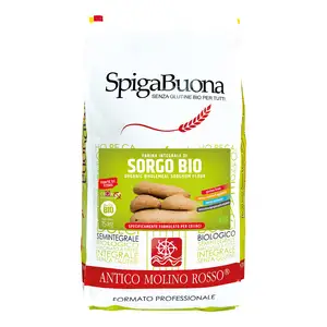 Farine de sorgho complète biologique sans gluten de haute qualité fabriquée en Italie pour le pain bon pour la santé 15 Kg